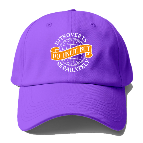 Introverts Do Unite But Separately Baseball Cap