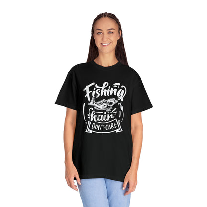 Camiseta "Pescando el pelo no me importa"