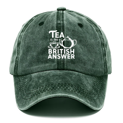 tea is the british answer Hat