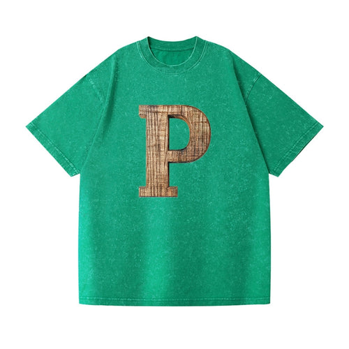 Letter P Vintage T-shirt