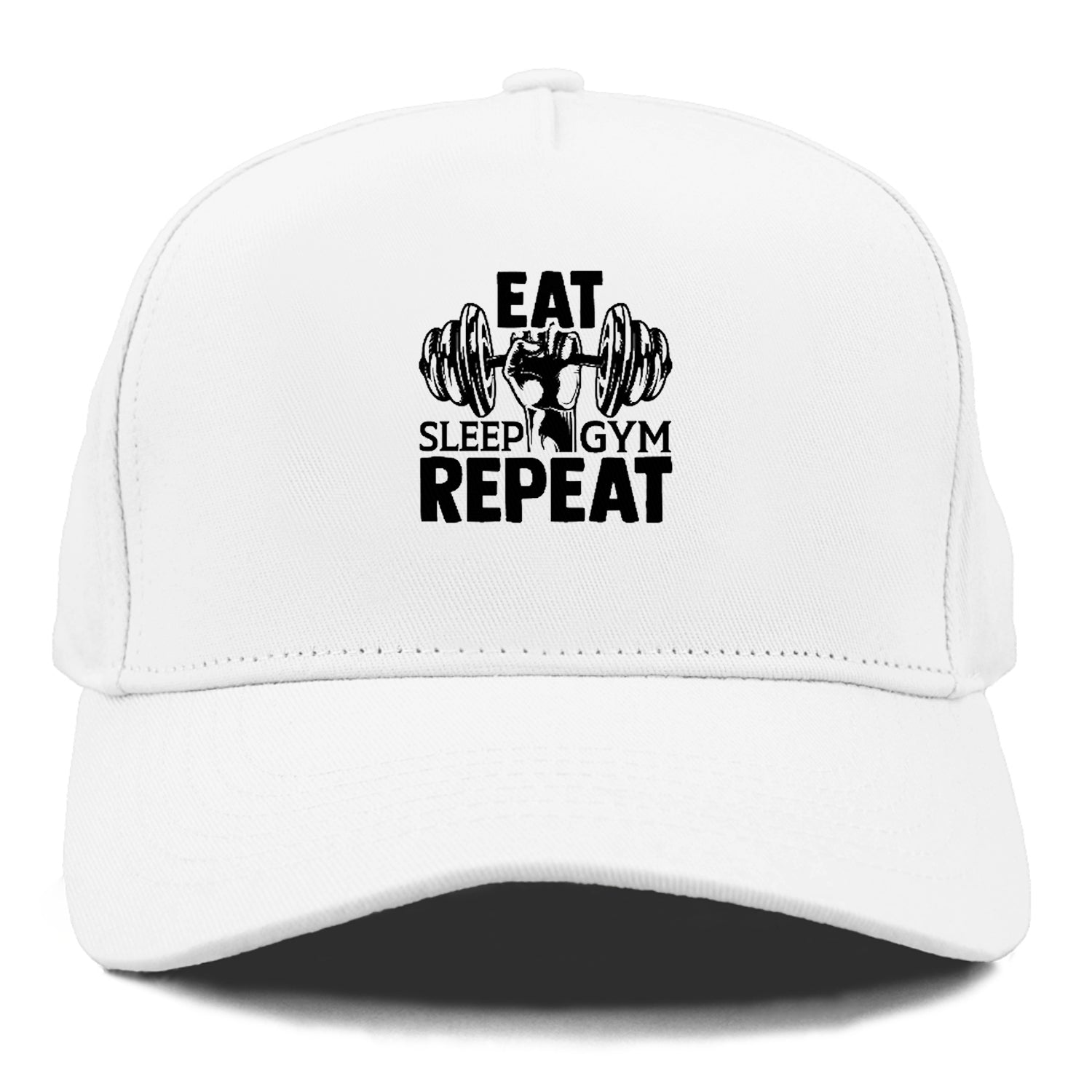 eat sleep gym repeat Hat