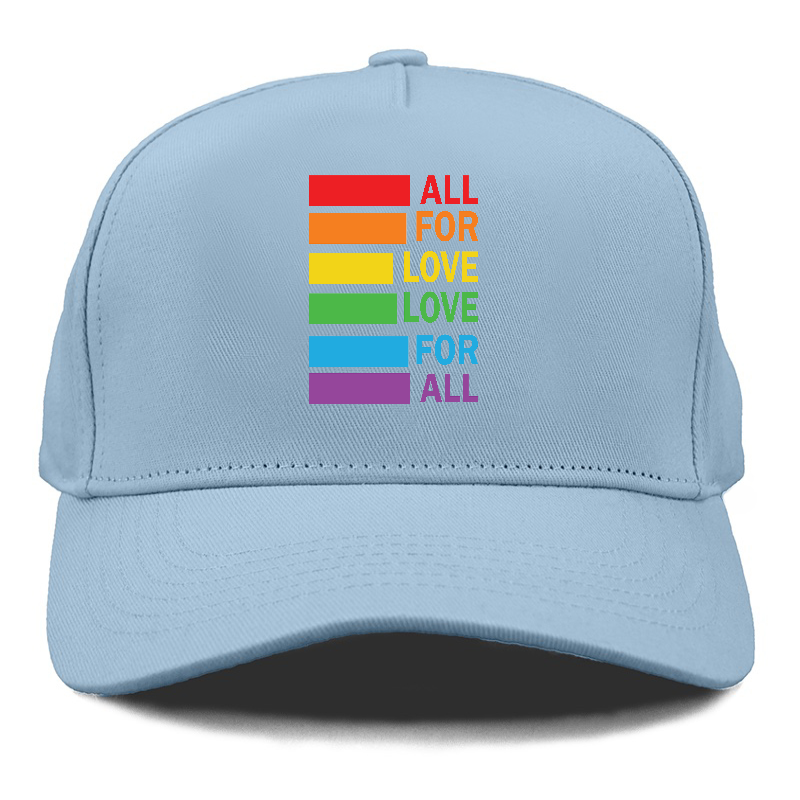  all for love love for all Hat