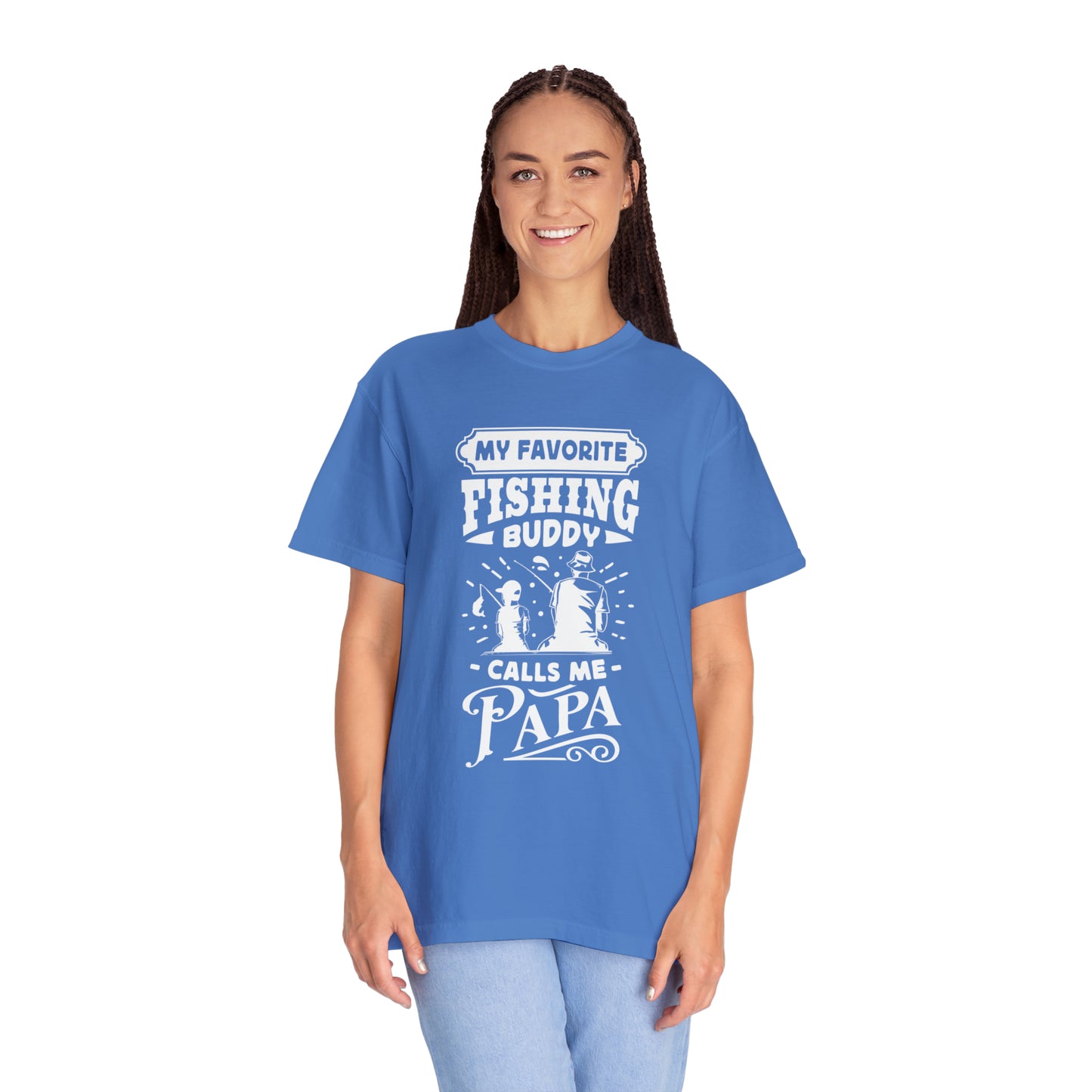 "Cherished Fishing Companion: My Little One Calls Me Papa" T-Shirt