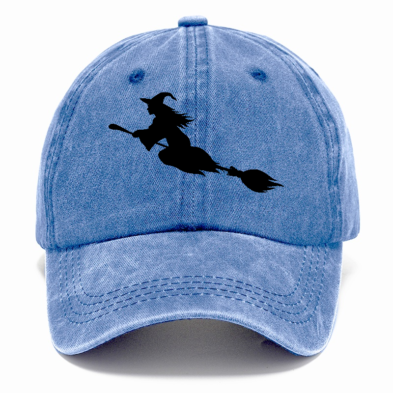 Witch On Broom 1 Hat