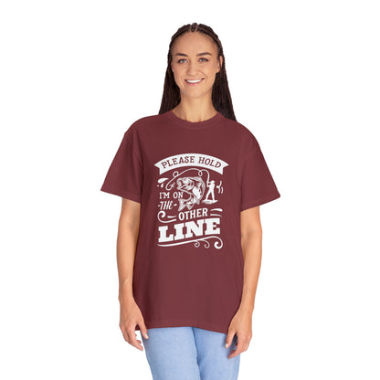 On the Line T-shirt: Please Hold, I'm on the Other Line