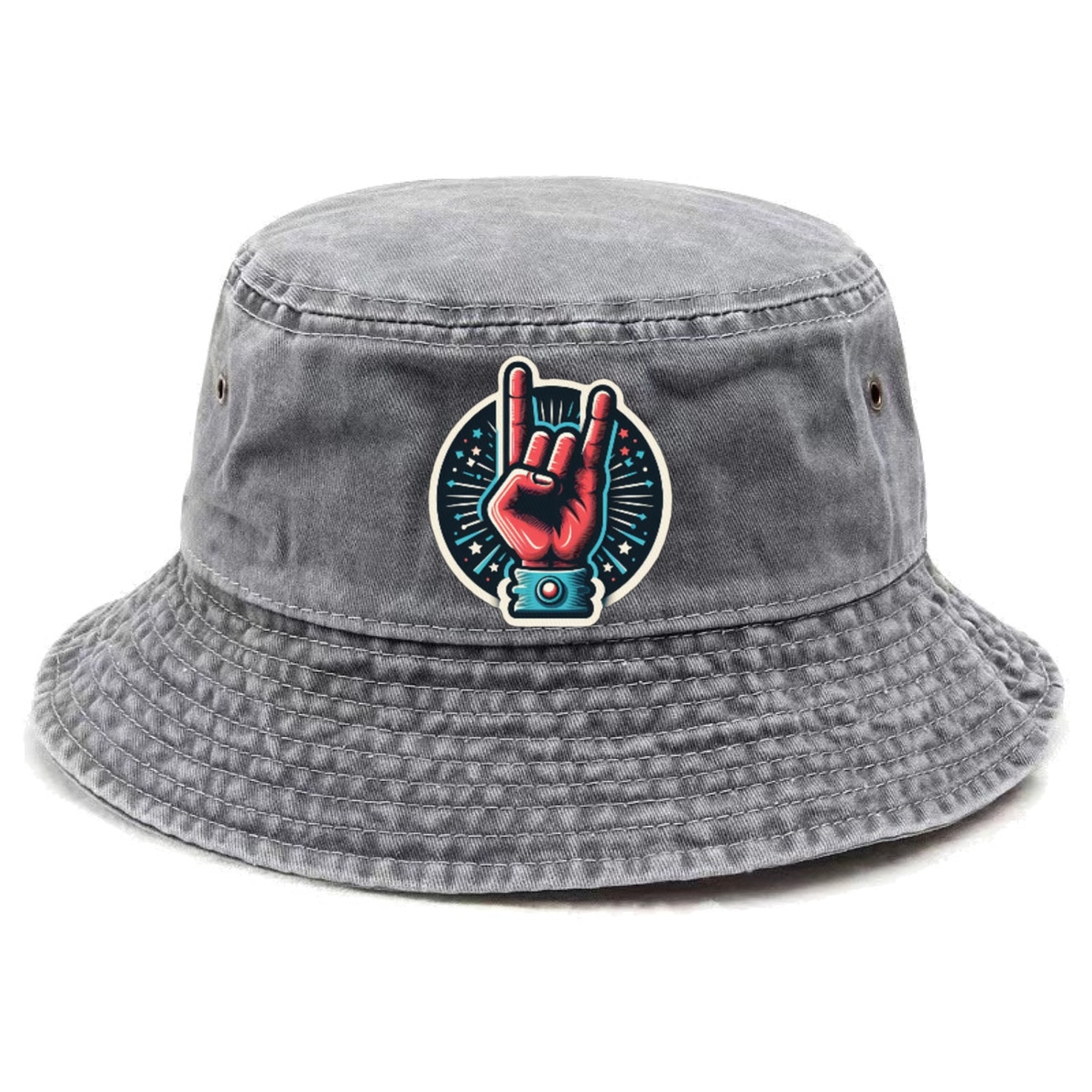 hand horn rock Hat