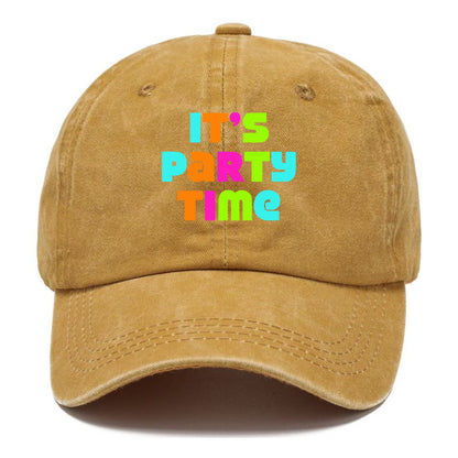 Retro 80s It's Party Time Hat