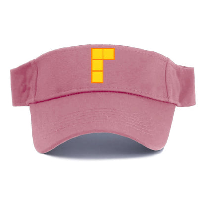 Retro 80s Tetris Blocks Orange Hat