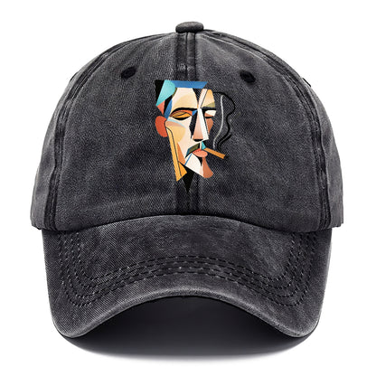 Abstract Smoking Man Hat