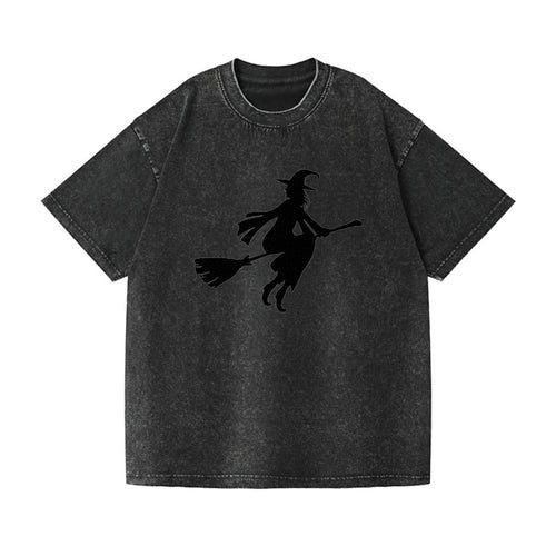 202308151409 Witch On Broom 2 Vintage T-shirt