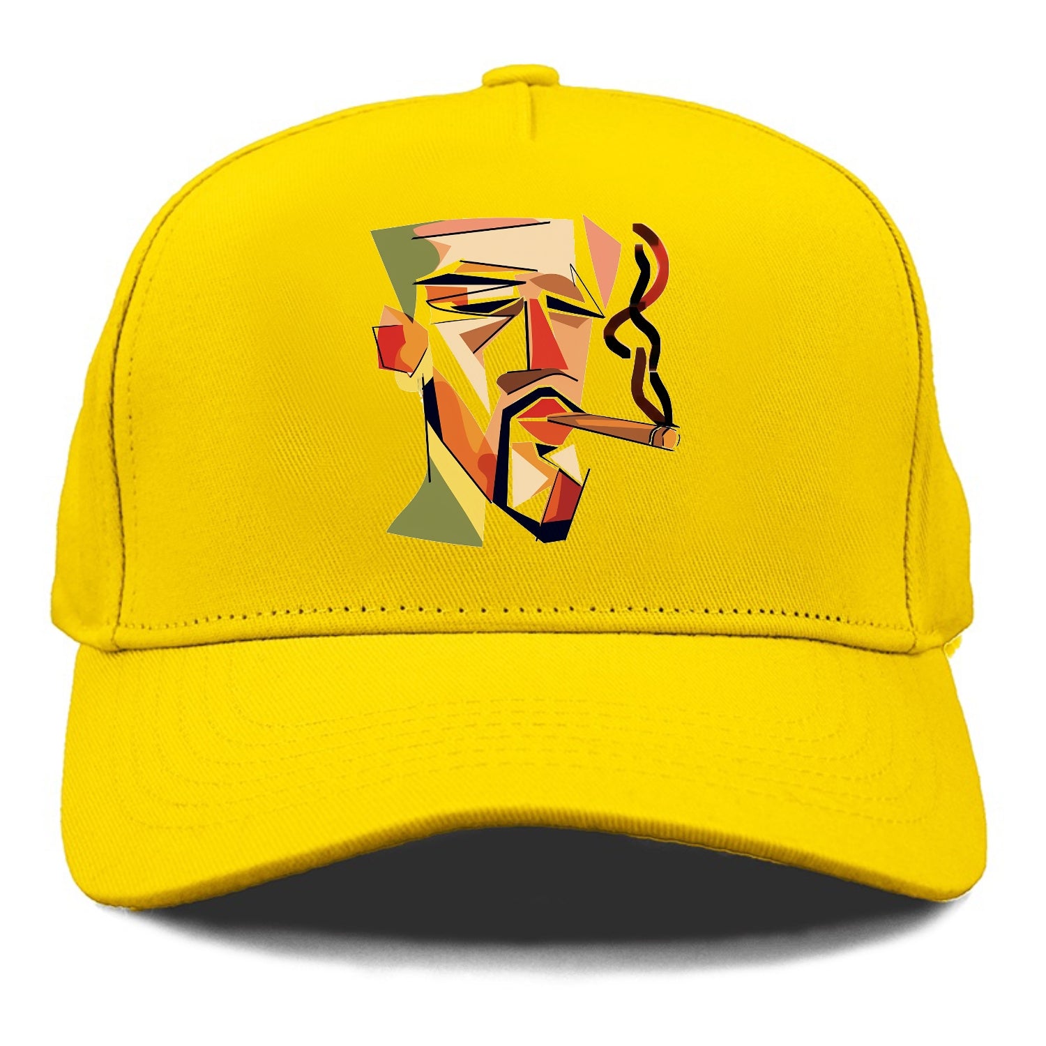 Cigar Cool Abstract Expression Hat