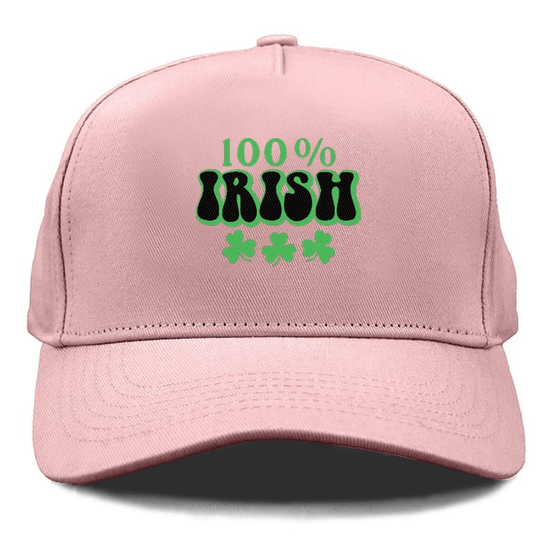 100 Percent Irish Shamrock Hat