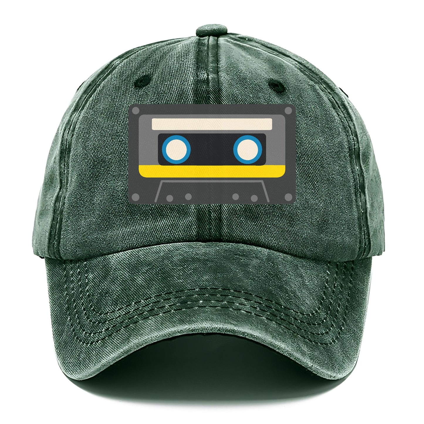 Retro 80s Cassette Black Hat