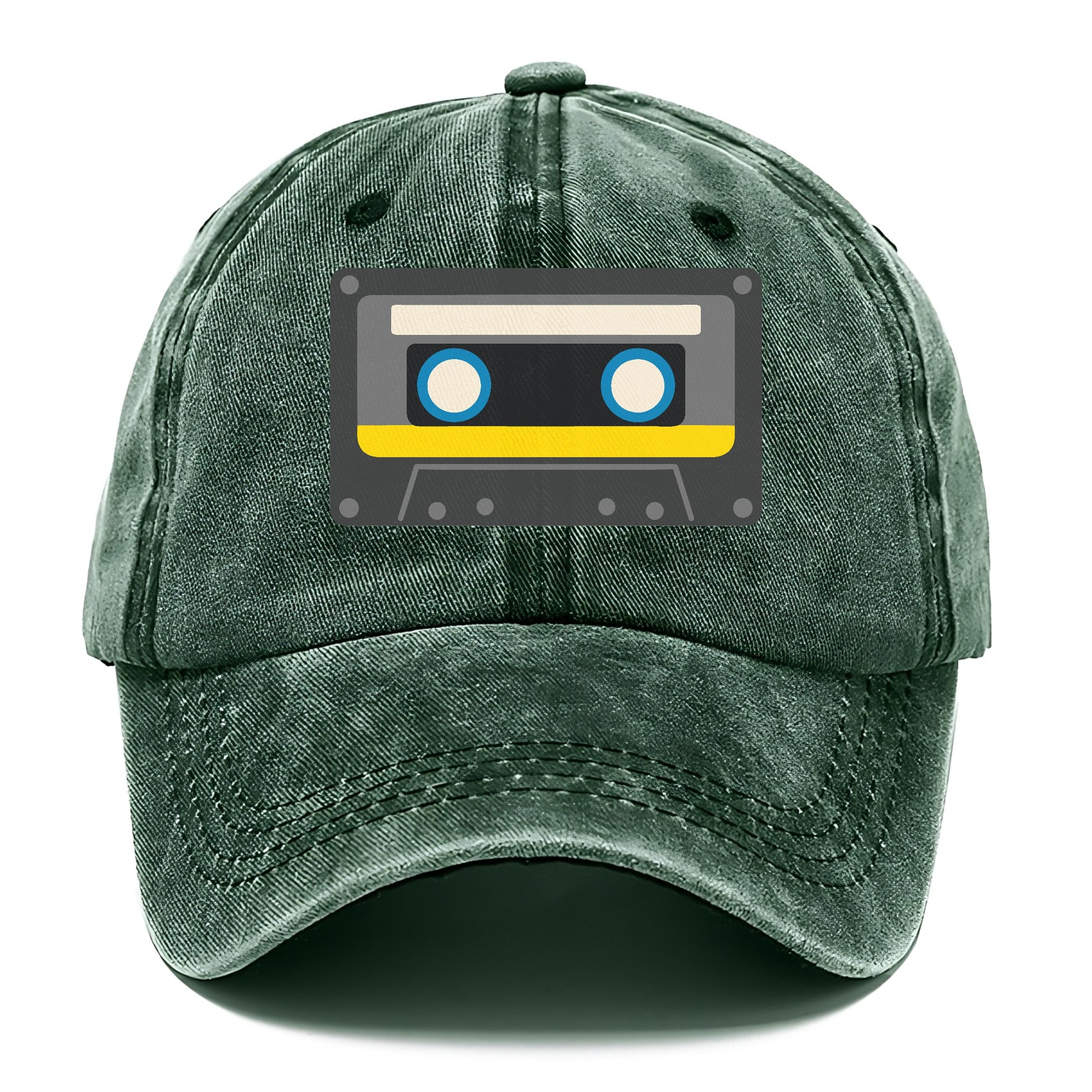 Retro 80s Cassette Black Hat