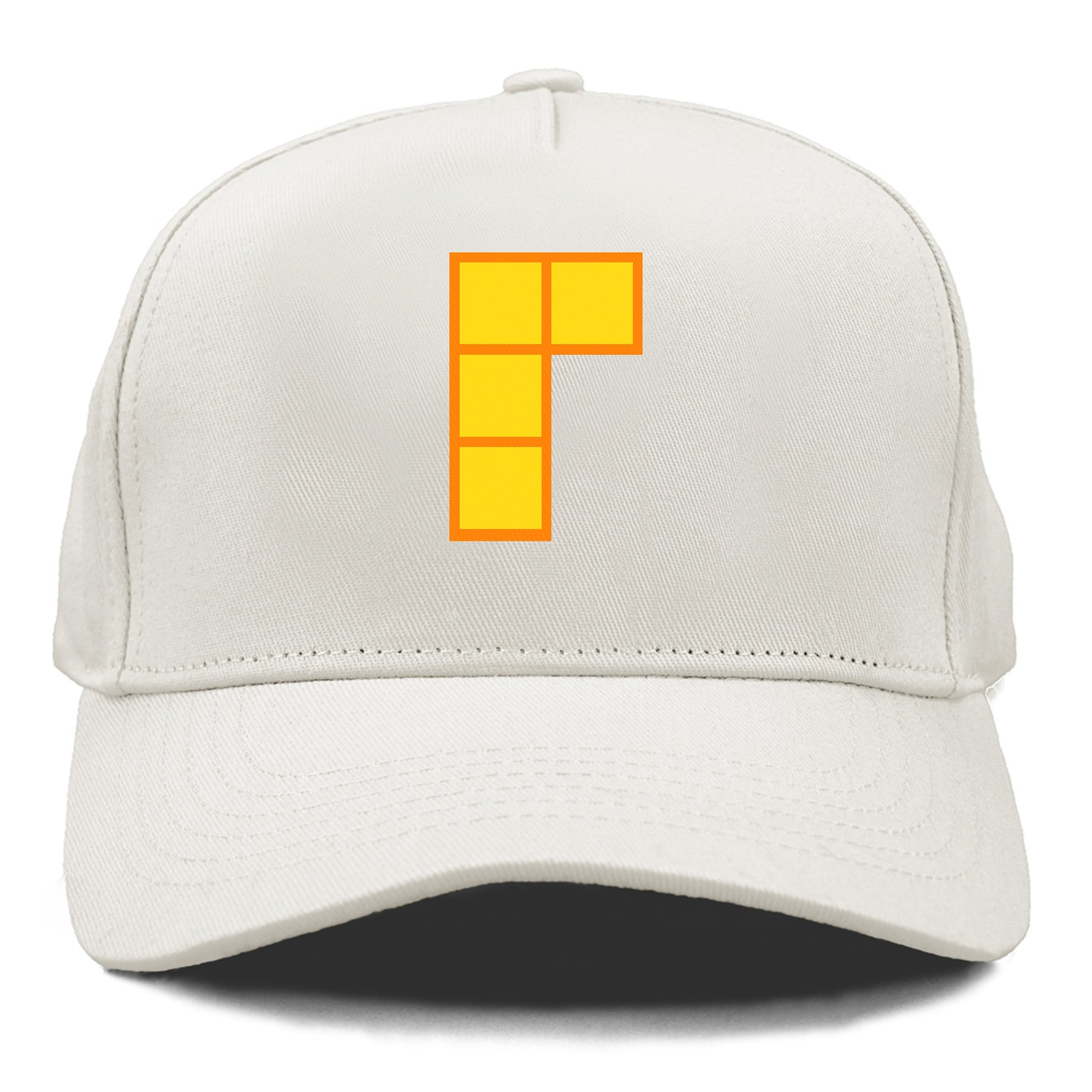 Retro 80s Tetris Blocks Orange Hat