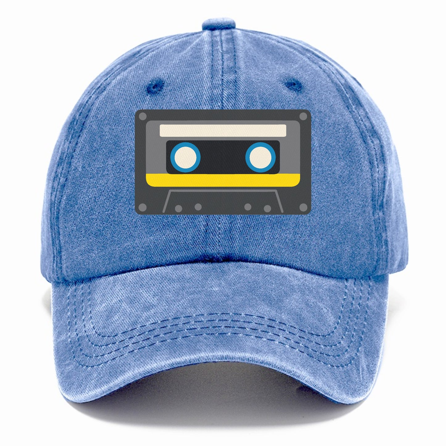 Retro 80s Cassette Black Hat