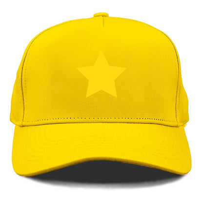 Retro 80s Star Yellow Hat