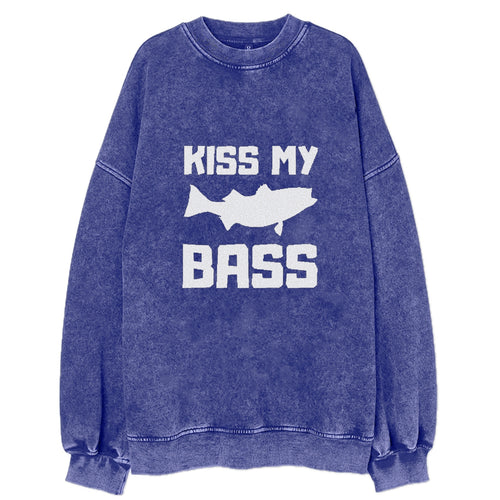 Kiss My Bass Vintage Sweatshirt