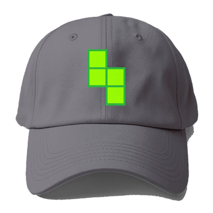 Retro 80s Tetris Blocks Green Hat