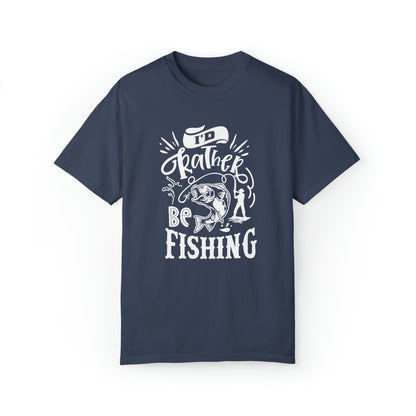 Abraza tu pasión: camiseta 'Preferiría estar pescando'