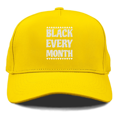 Black Every Month Cap