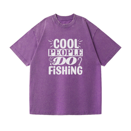 Cool People Do Fishing Vintage T-shirt