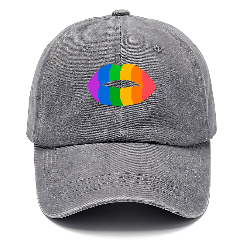 rainbow kiss Hat