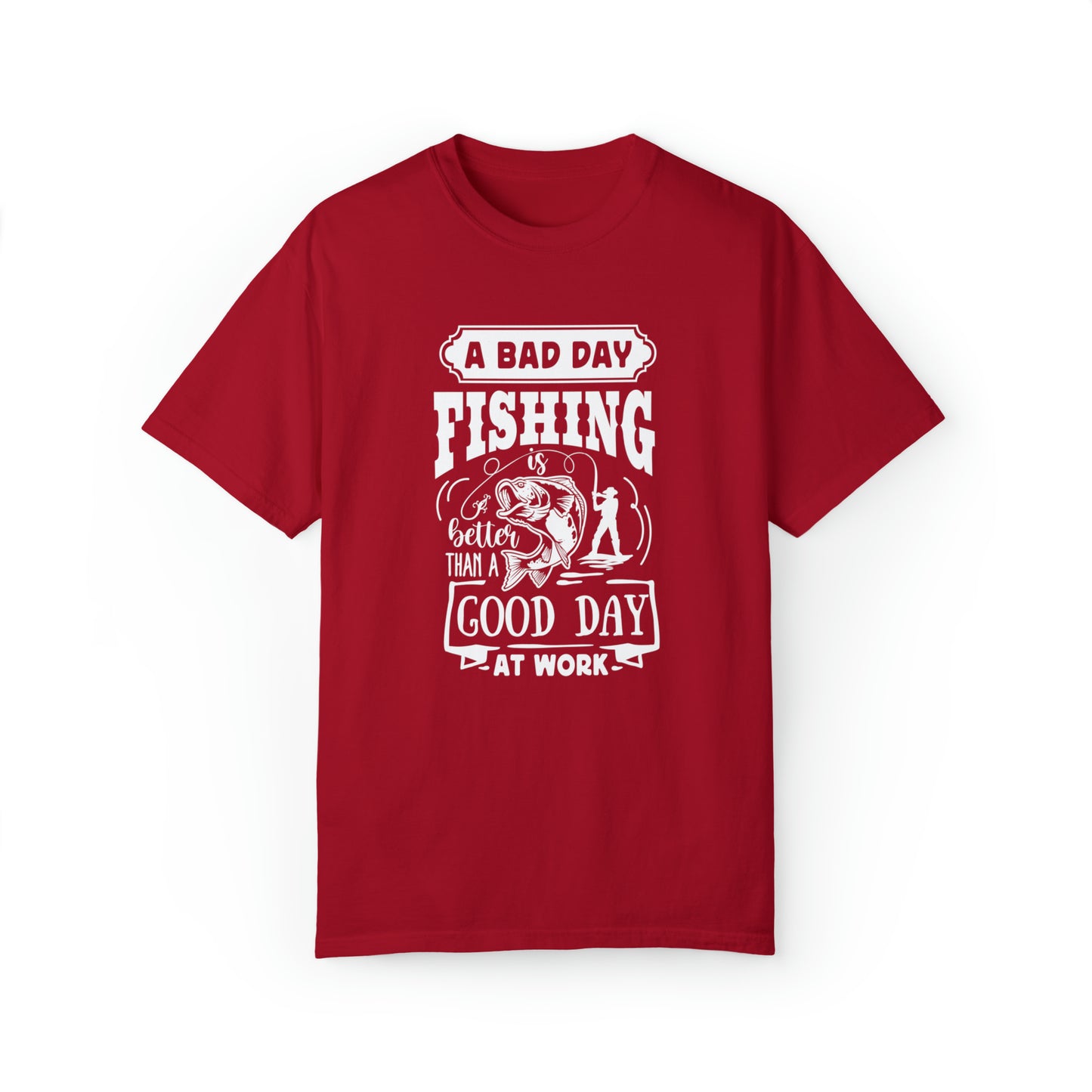 Embrace the Outdoors: A Tough Day Fishing Beats a Great Day at the Office T-shirt