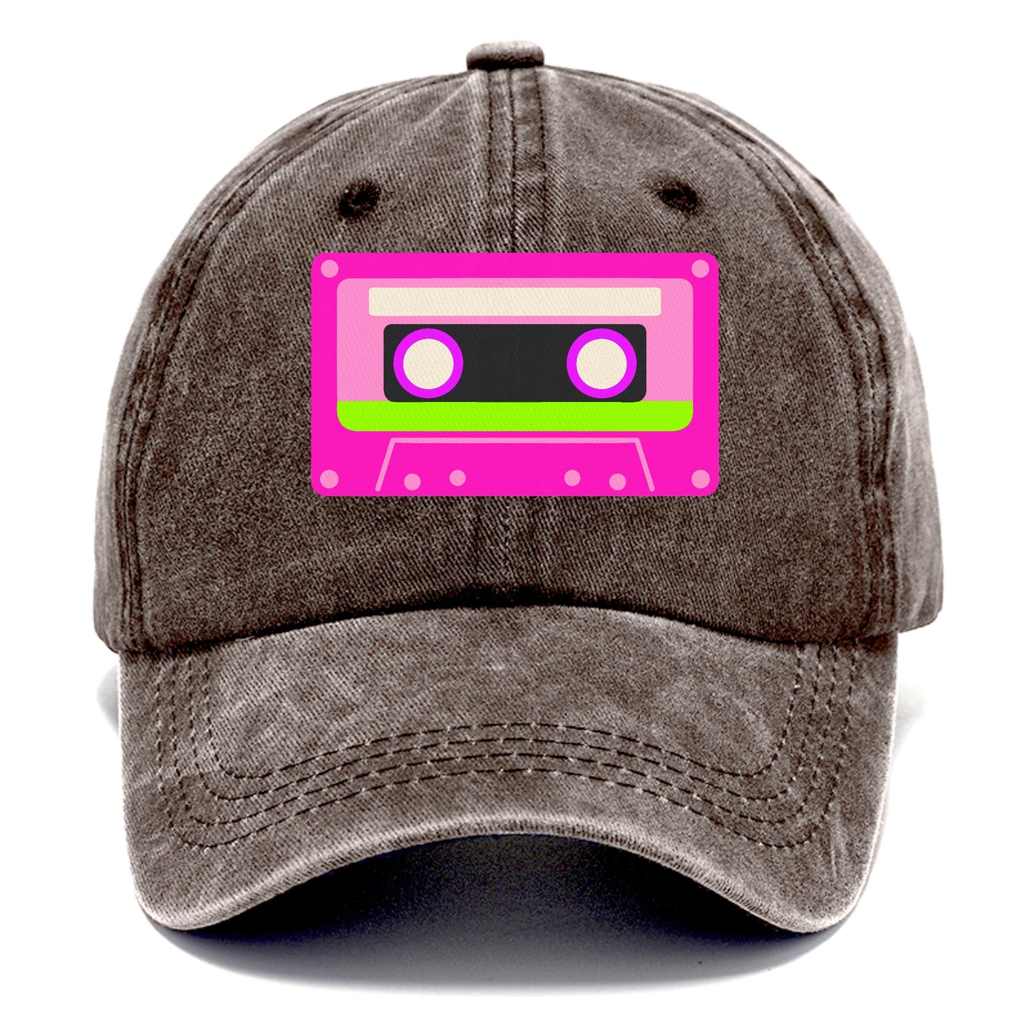 Retro 80s Cassette Pink Hat