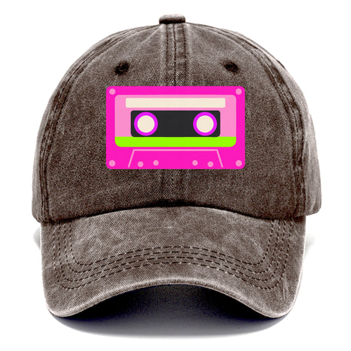 Retro 80s Cassette Pink Classic Cap