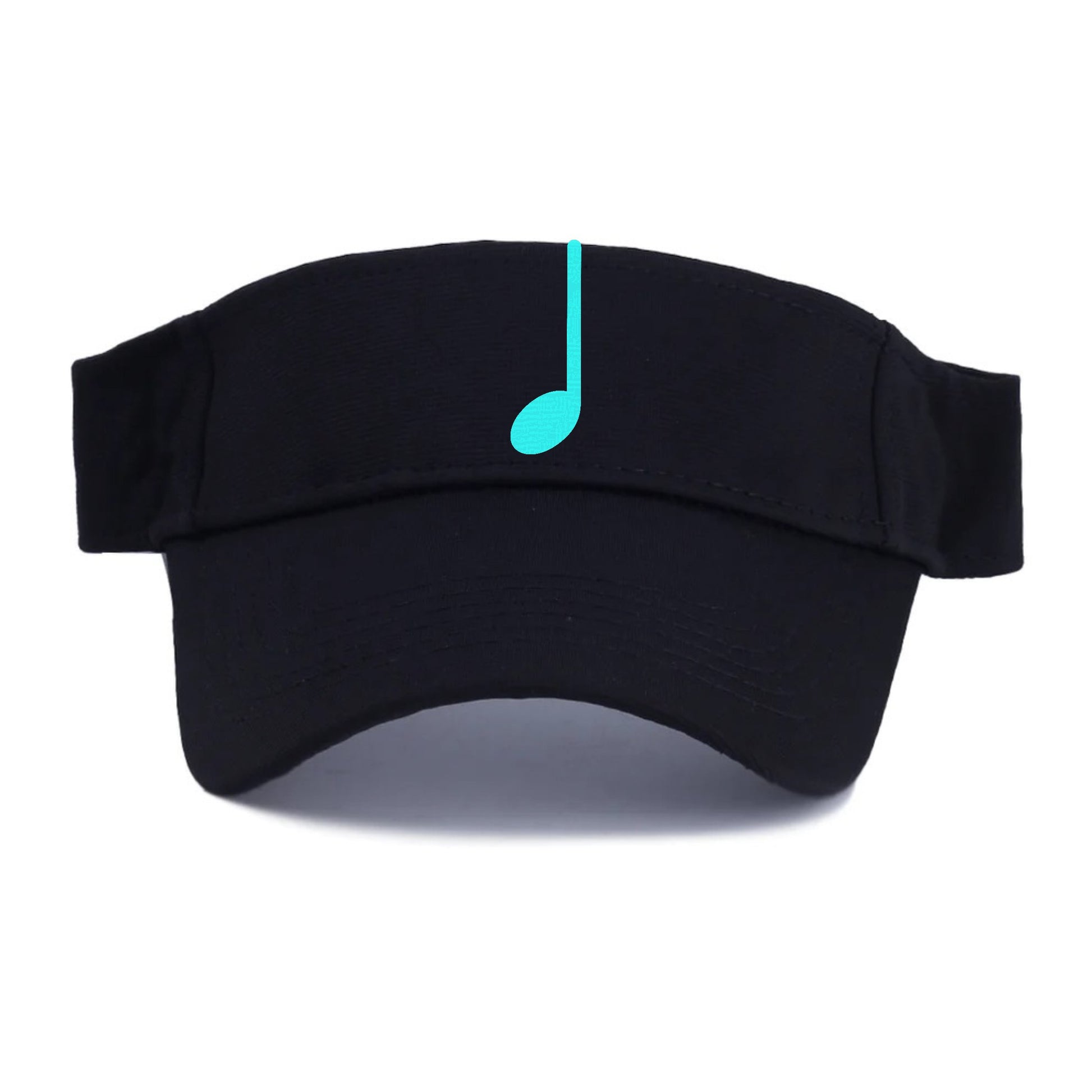 Retro 80s Music Note Blue Hat