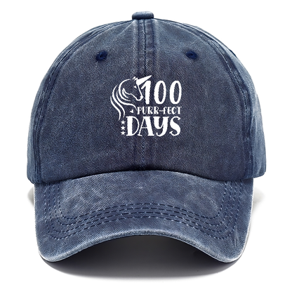 100 purr fect days Hat