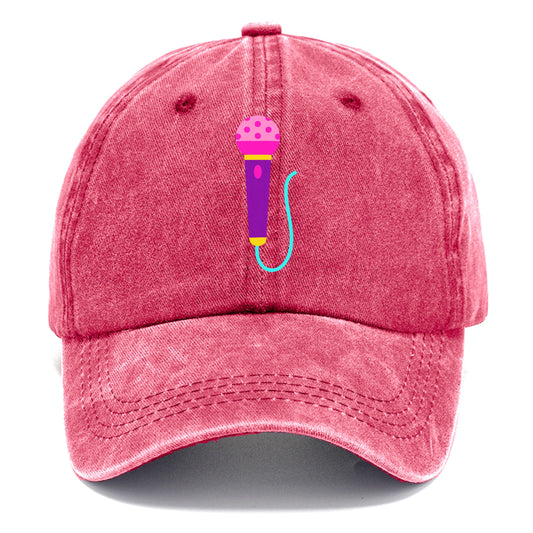 Retro 80s Microphone Hat