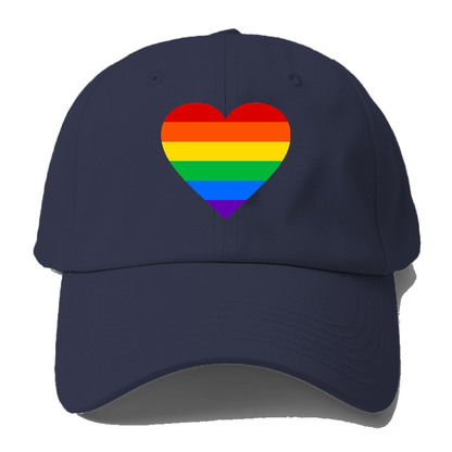 raindow heart Hat