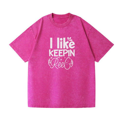 I Like Keepin Reel Vintage T-shirt