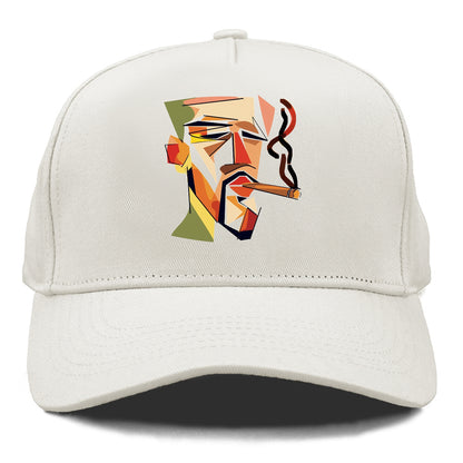 Cigar Cool Abstract Expression Hat