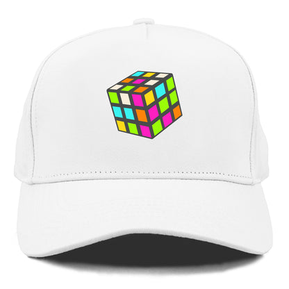 Retro 80s Rubik's Cube Hat