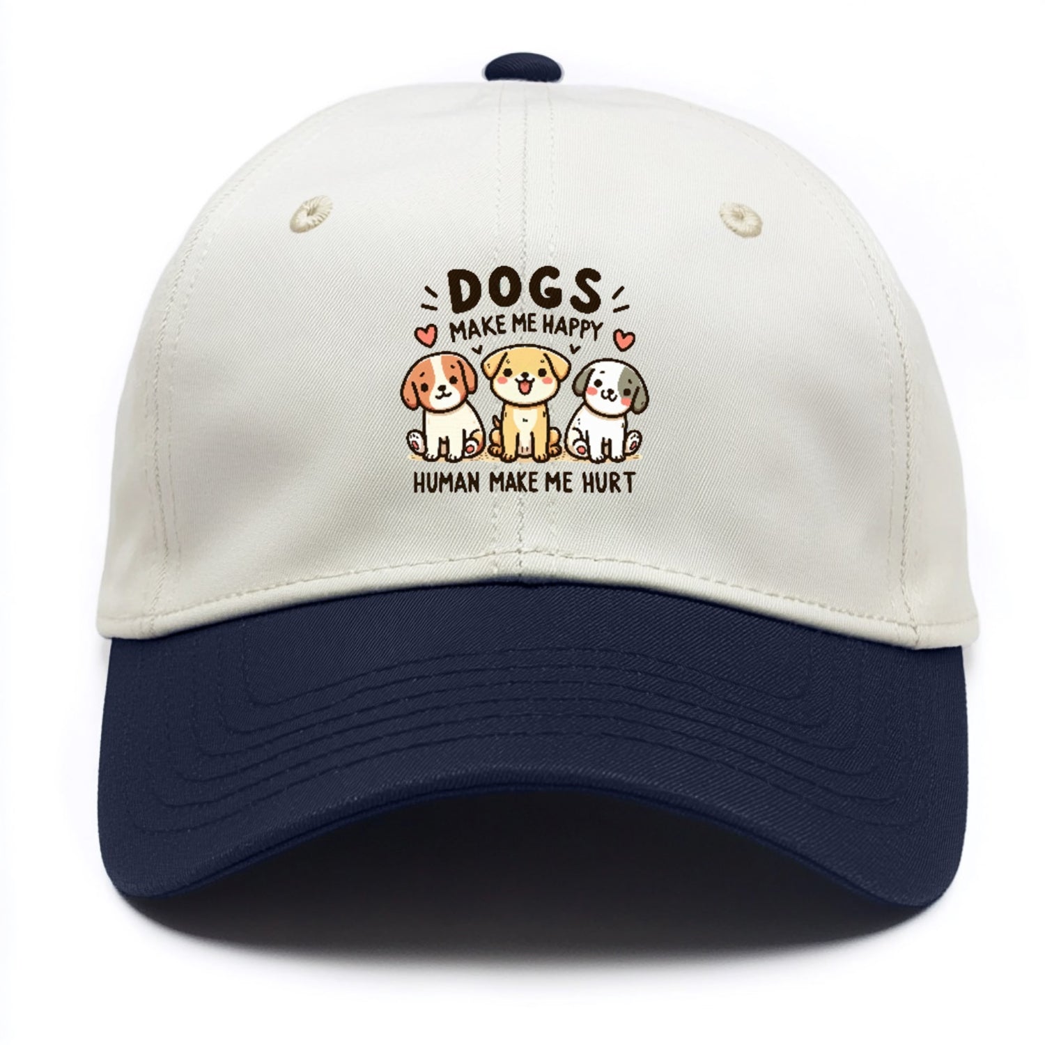 Dogs Make Me Happy Hat