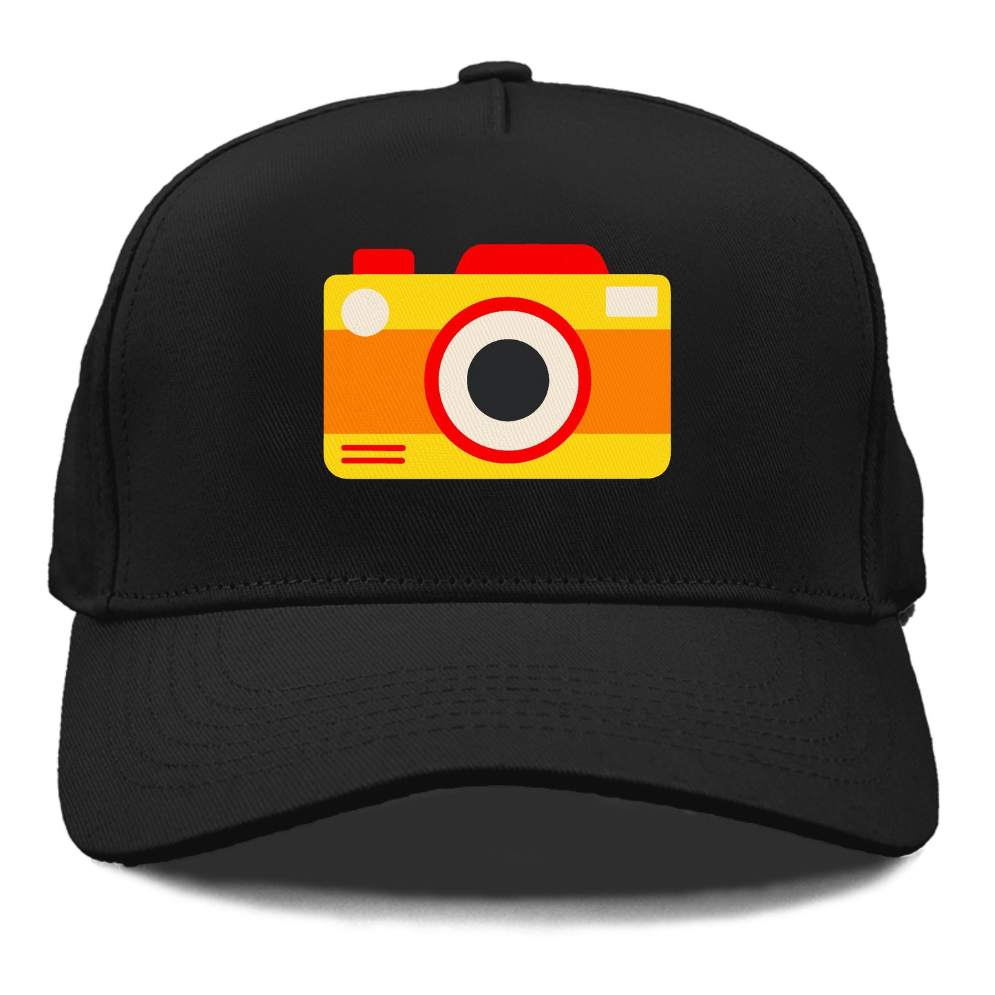 Retro 80s Camera Yellow Hat