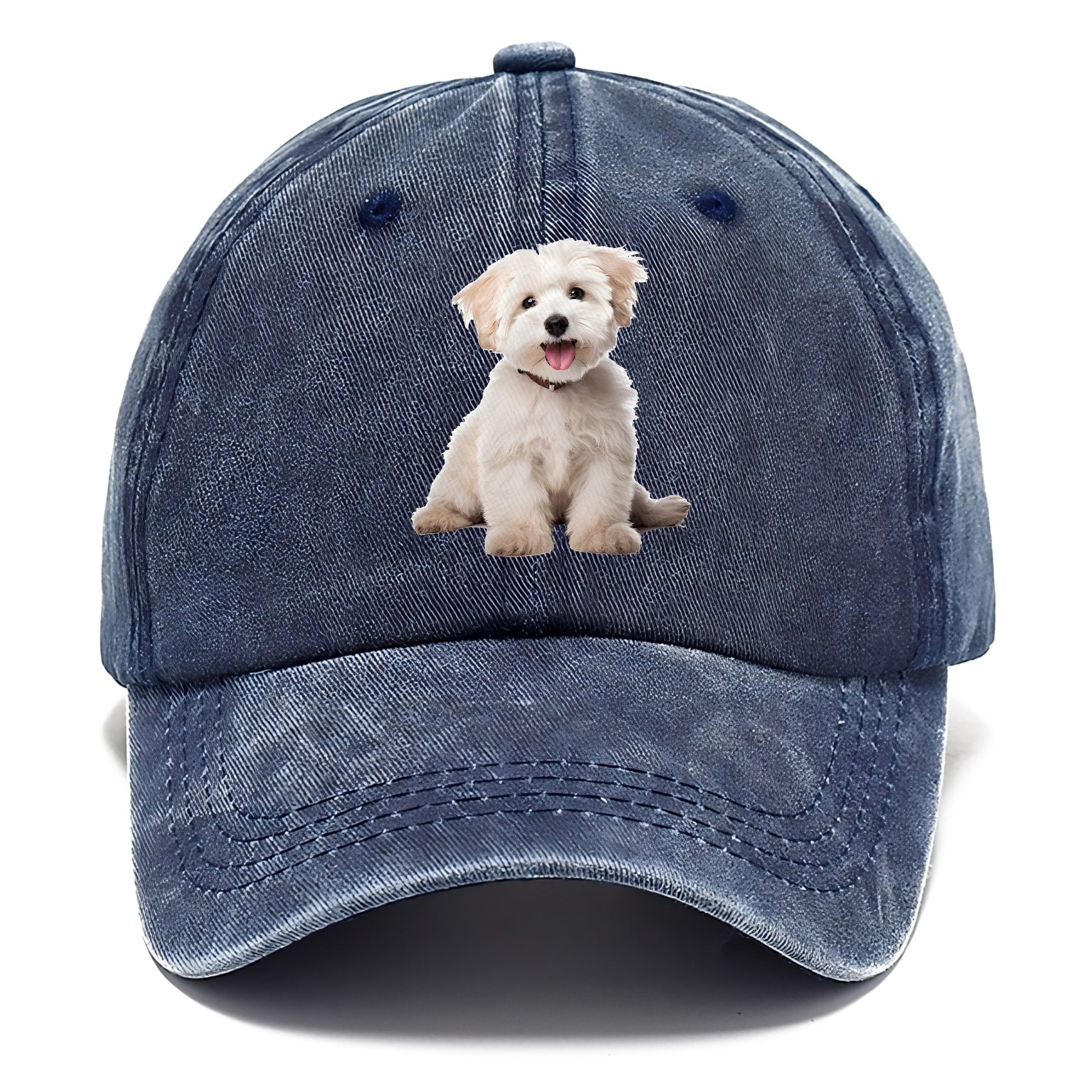 Adorable white puppy Hat