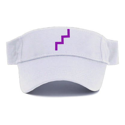 Retro 80s Zig Zag Purple Hat