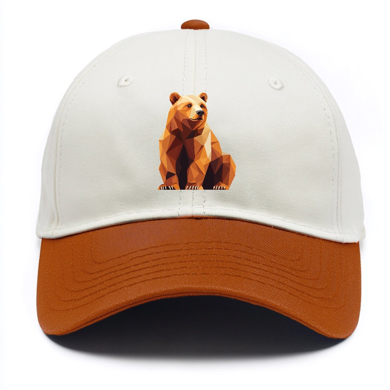 Geometric Bear in Rest Hat