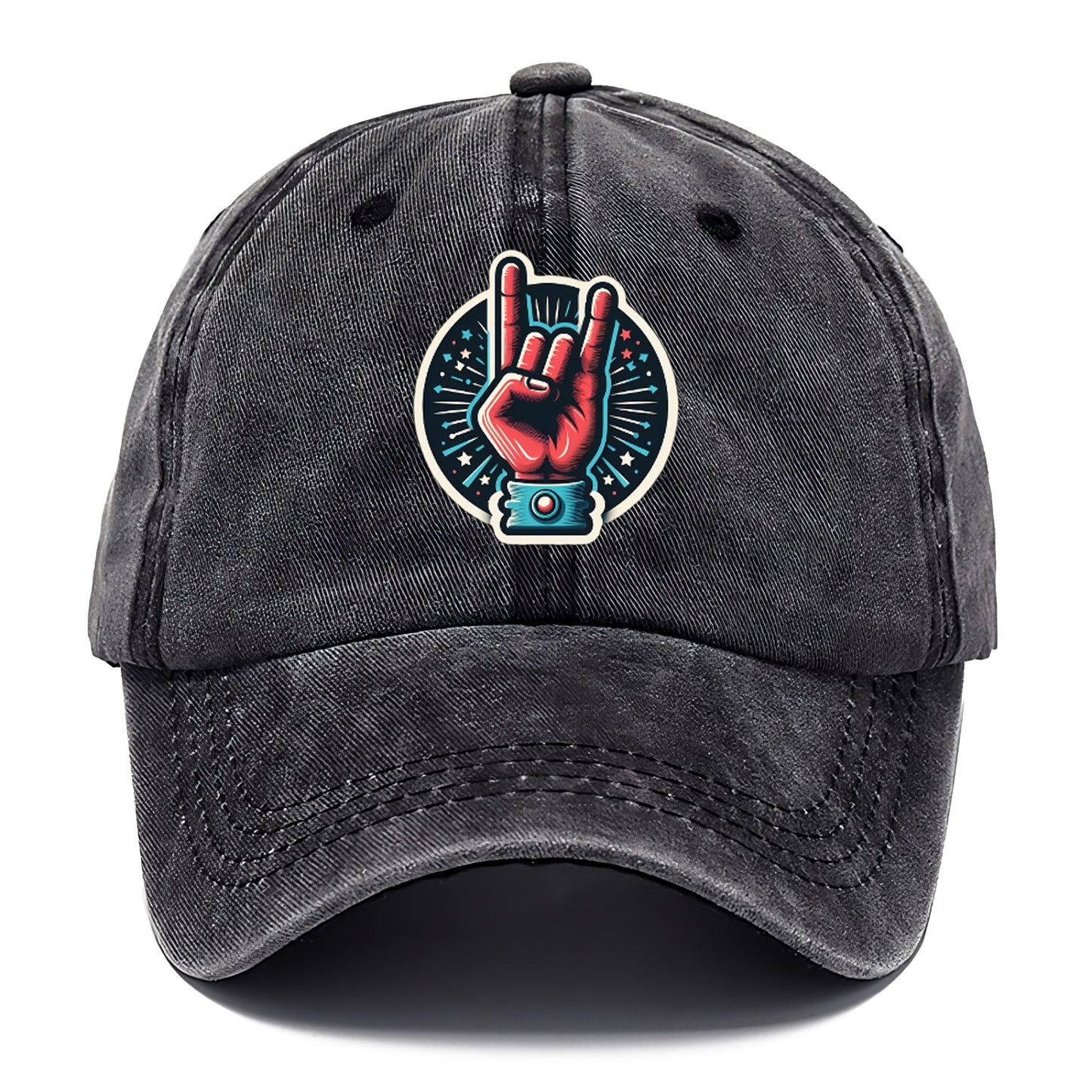 hand horn rock Hat