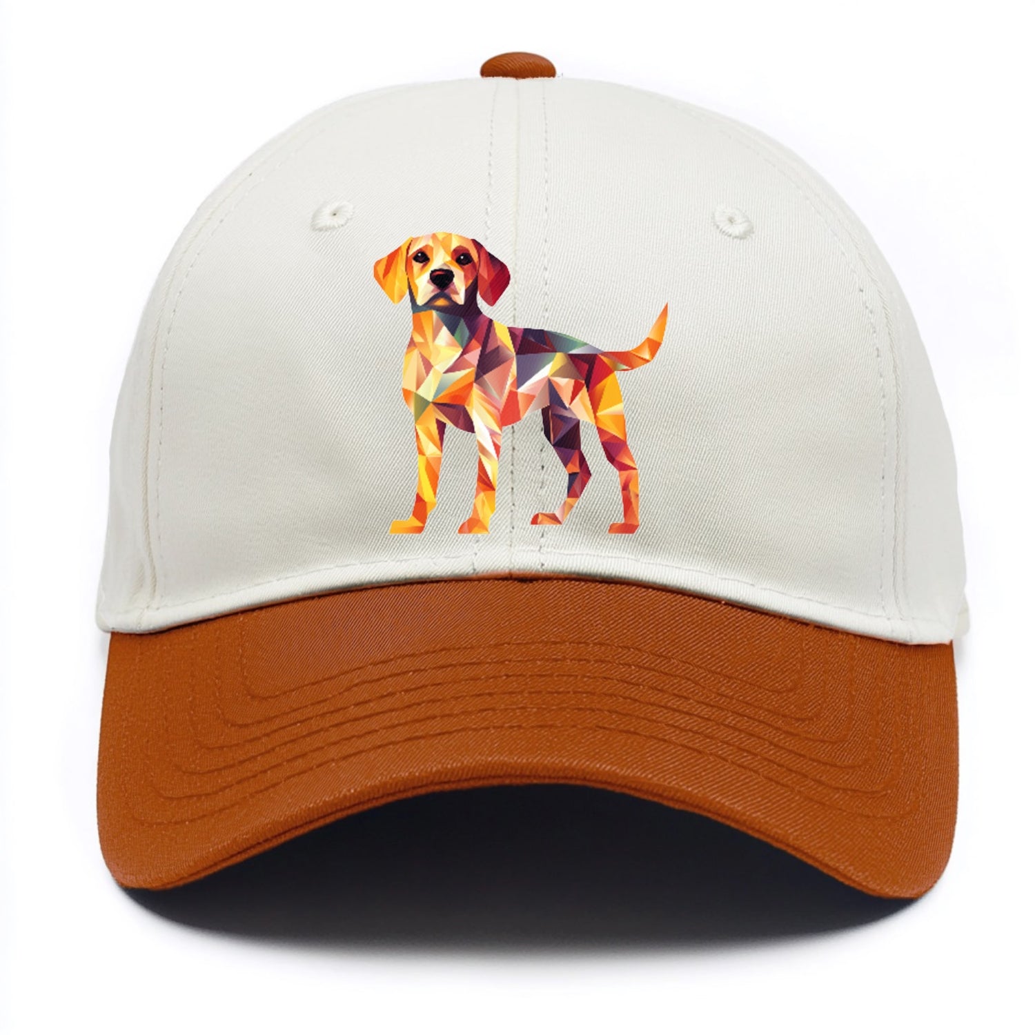 Geometric Dog Standing Hat