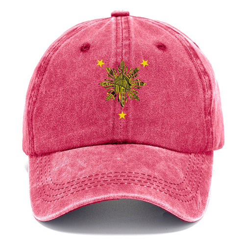 Filipino Cultural Sun Motif Classic Cap