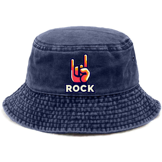 hand horn rock 2 Hat