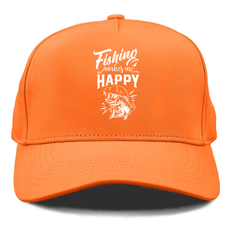 Fishing makes me happy Hat