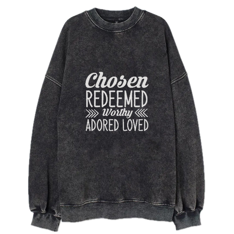 Chosen redeemed worthy adored loved Hat