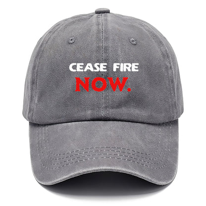 cease fire now Hat