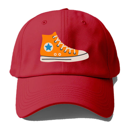 Retro 80s Converse Shoe Orange Hat